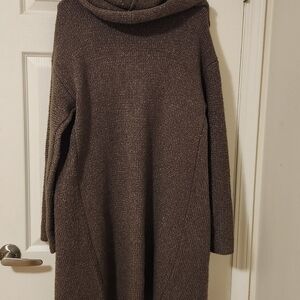 Lovestitch Chocolate Brown Cowl Neck Sweater